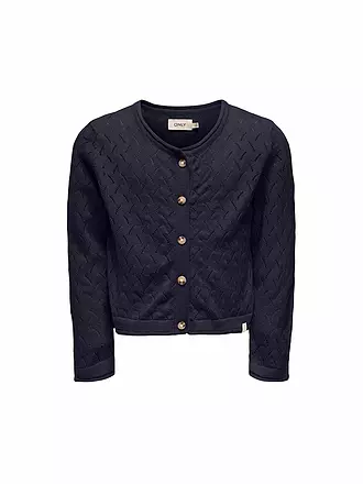 ONLY | Gilet en tricot pour fille KMGMEGAN LIFE | dunkelblau